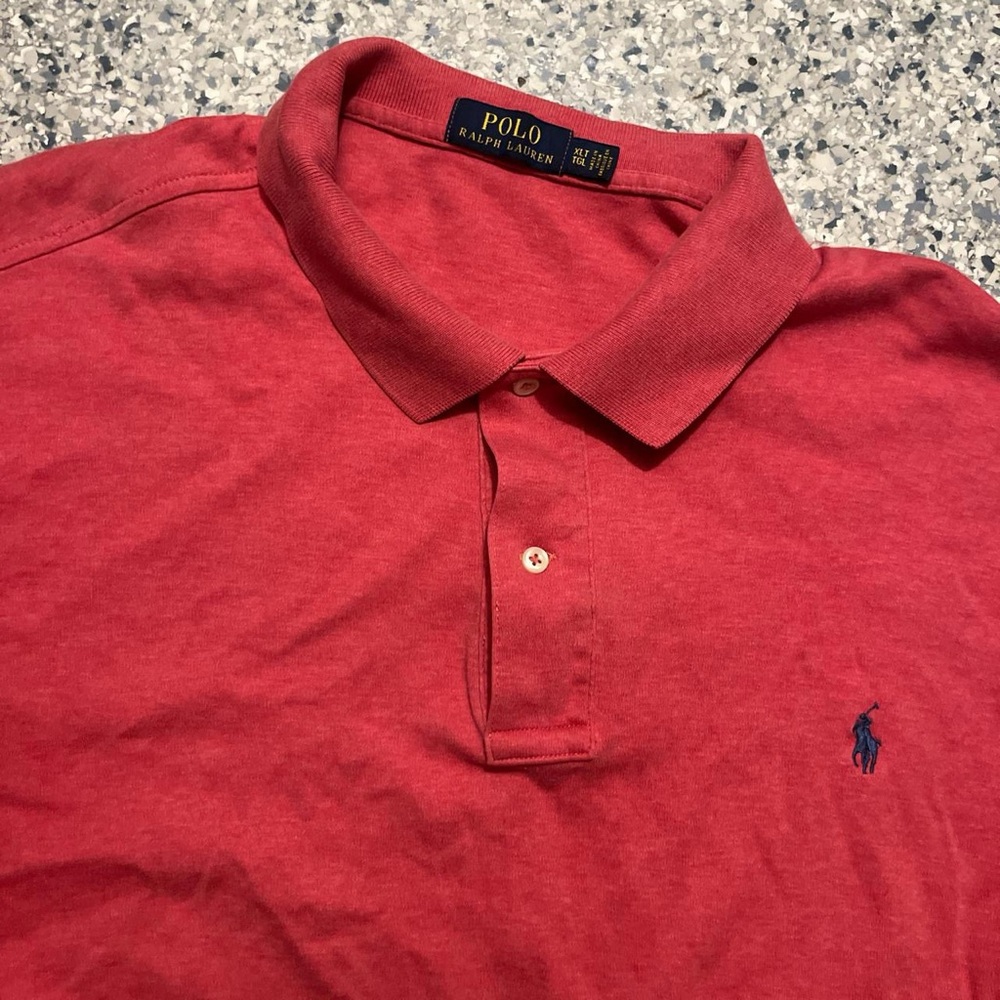 Ralph Lauren Men's Polo Shirt in Red